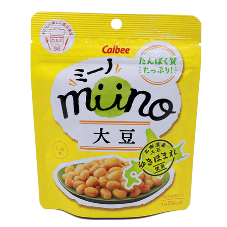  【賞味期間23年12月】カルビー miino(ミーノ) 大豆しお味 27g
