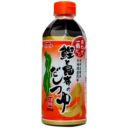 イチビキ 鰹と昆布のだしつゆ 500ml
