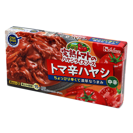 ハウス食品 完熟トマトのハヤシライスソース トマ辛ハヤシ 151g（中辛）
